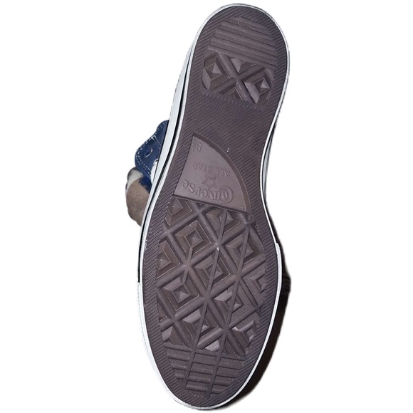 Unisex Shearling-Lined Suede Color-Split Chuck 70 Hi - Picture 11 of 15